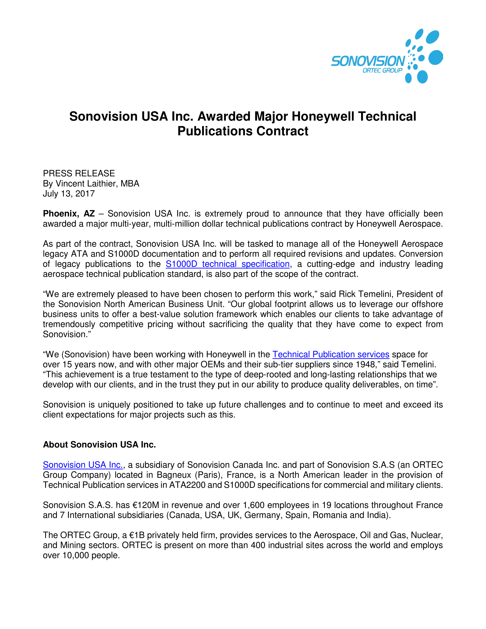 Honeywell contract PR - May 2017 - Final-1